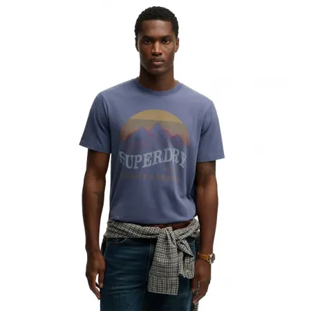 슈퍼드라이 Outdoors Mountain Relaxed 핏 반팔 티셔츠 142785029