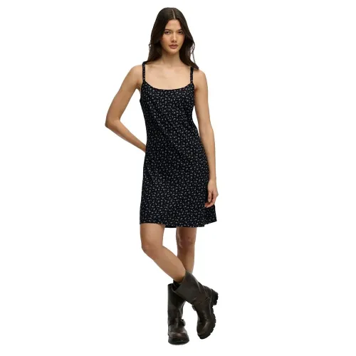 슈퍼드라이 Printed Cami Mini 나시 짧은 원피스 142785090