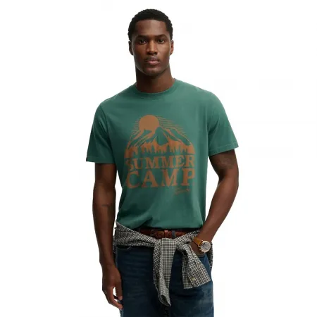 슈퍼드라이 레트로 Outdoor Relaxed 핏 반팔 티셔츠 142785099