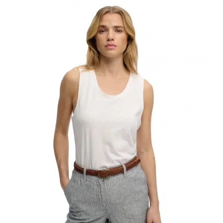 슈퍼드라이 Scoop Neck 나시 티셔츠 142785134