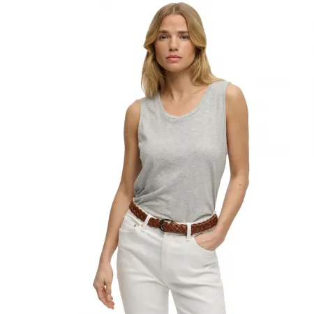 슈퍼드라이 Scoop Neck 나시 티셔츠 142785135