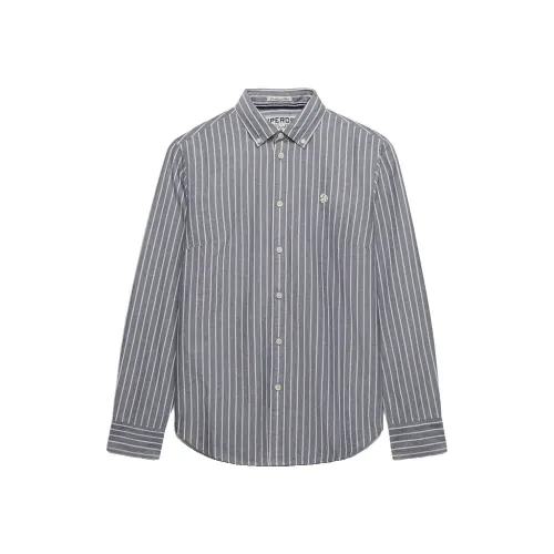 슈퍼드라이 Slim Oxford Bd 긴팔 셔츠 142785144