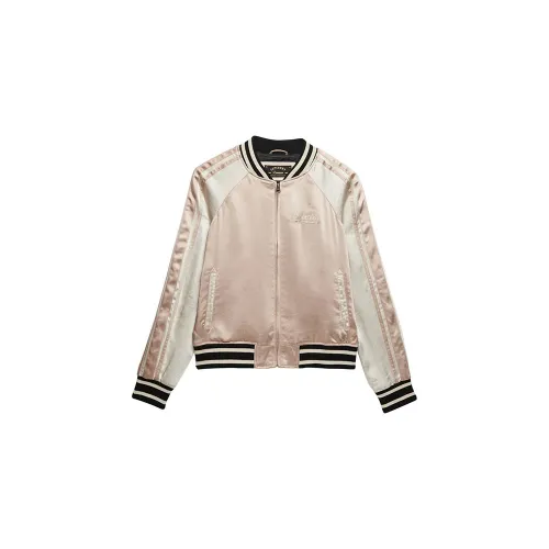 슈퍼드라이 Suikajan 엠브로이더드 봄버 자켓 142785181