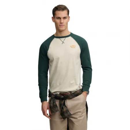 슈퍼드라이 빈티지 Athletic 베이스볼 긴팔 티셔츠 142785218