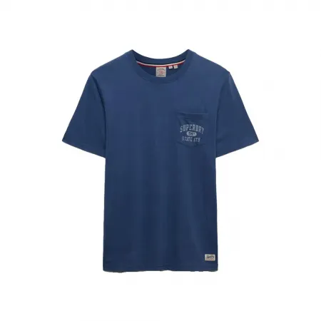 슈퍼드라이 빈티지 Prep 포켓 Relaxed Fit 반팔 티셔츠 142785257