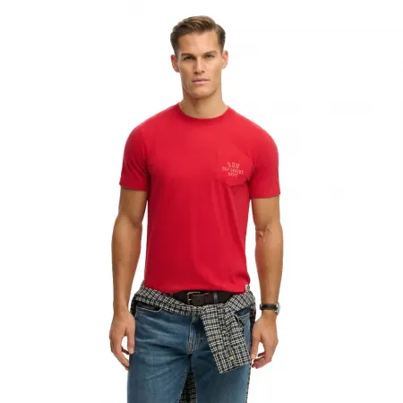 슈퍼드라이 빈티지 Prep 포켓 Relaxed 핏 반팔 티셔츠 142785259