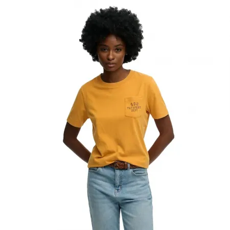 슈퍼드라이 빈티지 Prep 포켓 반팔 티셔츠 142785262