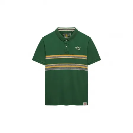 슈퍼드라이 빈티지 Stripe 저지 반팔 폴로 셔츠 142785274