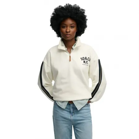 슈퍼드라이 컨트리 Club Applique 하프 지퍼 스웨터 142797634