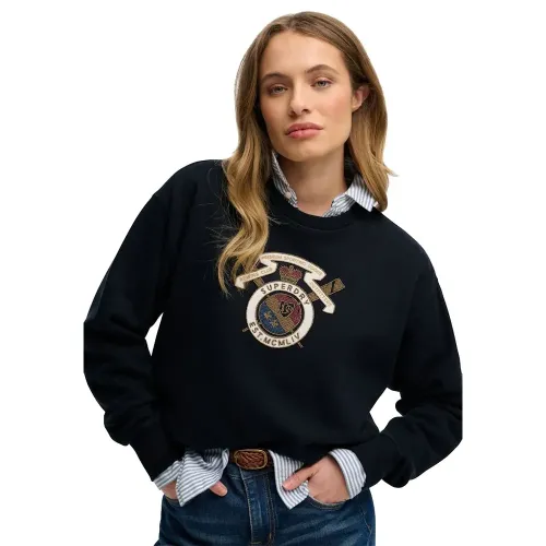 슈퍼드라이 Crest Loose Crew 스웨터 142797647