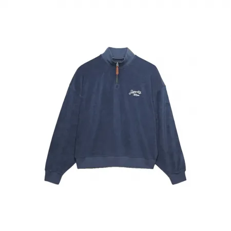 슈퍼드라이 Heritage Terry 하프 지퍼 스웨터 142797715