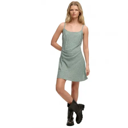 슈퍼드라이 Printed Cami Mini 나시 짧은 원피스 142797811