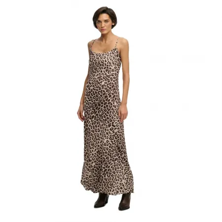 슈퍼드라이 프린트ed Maxi Slip 나시 롱 원피스 142797815