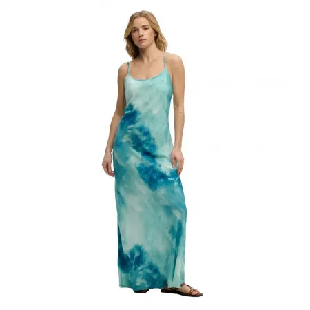 슈퍼드라이 프린트ed Maxi Slip 나시 롱 원피스 142797817