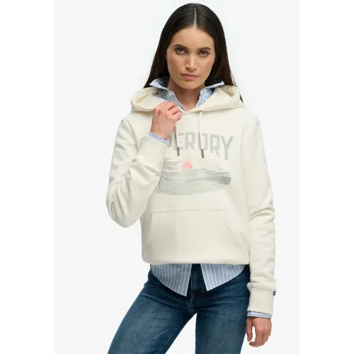 슈퍼드라이 레트로 Outdoor Relaxed 핏 후드티 142797818