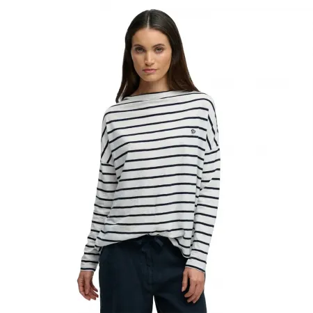 슈퍼드라이 스튜디오s Boat Neck Slub 긴팔 티셔츠 142797842