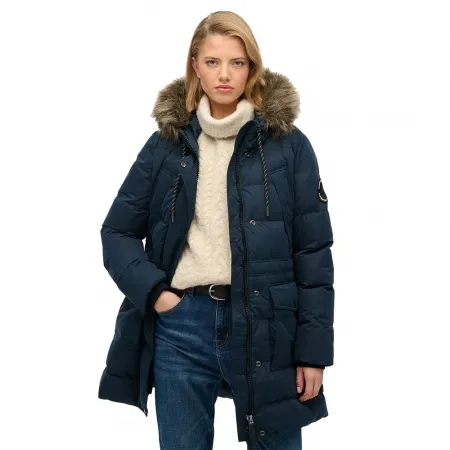 슈퍼드라이 Everest Mf Mid Faux Fur Puffer 자켓 142824836