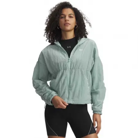 언더아머 Rival 우븐 Bungee 풀지퍼 스웨터 142831378