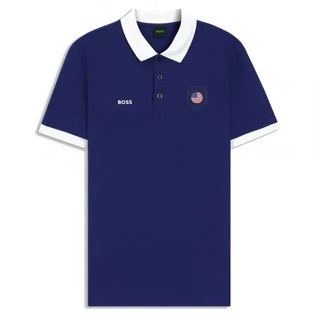보스 BB BC Lux Paddy 반팔 폴로 셔츠 142850573