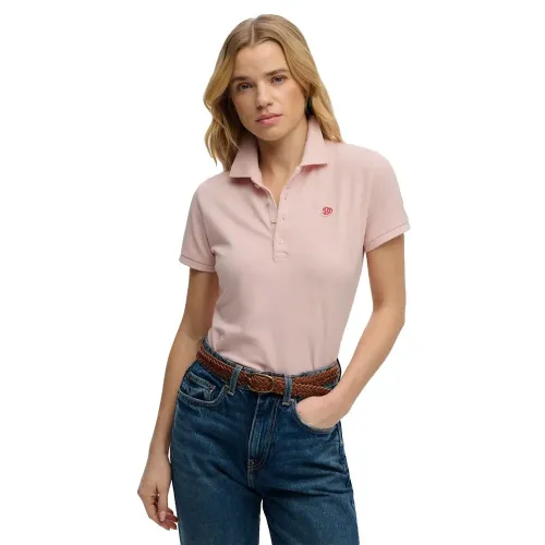 슈퍼드라이 헤리티지 Slim 핏 반팔 폴로 셔츠 142856357