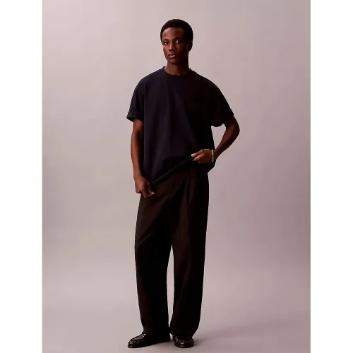 캘빈클라인 Emblem Badge Relaxed Fit 반팔 티셔츠 142869716