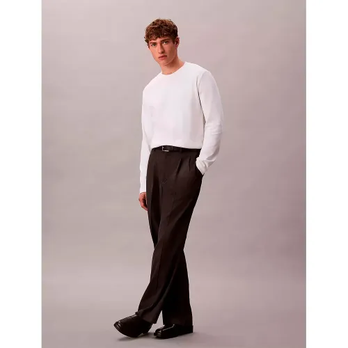 캘빈클라인 Luxe Interlock 긴팔 티셔츠 142869744