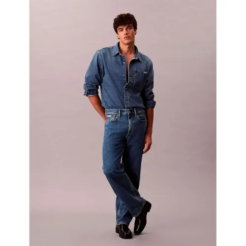 캘빈클라인 90S LV04RD711G Straight Fit 청바지 142871016