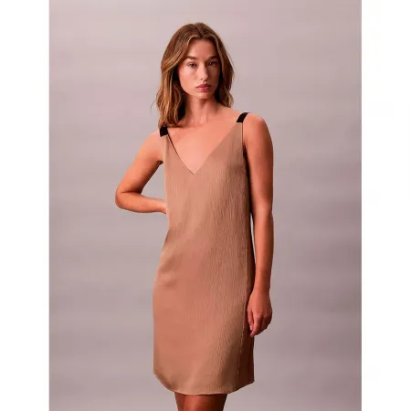 캘빈클라인 Crinkle Poly 반팔 V넥 티셔츠 142871068