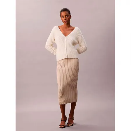 캘빈클라인 LV047D306G 미디 스커트 142871485