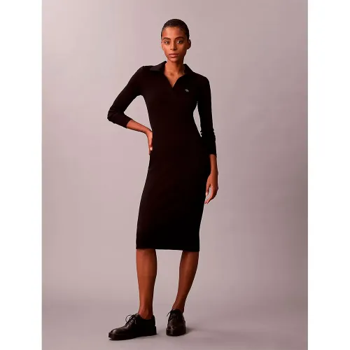 캘빈클라인 LV047E202G 긴팔 미디 원피스 142871562