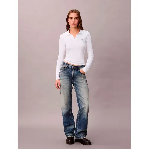 캘빈클라인 LV047E203G 긴팔 V넥 티셔츠 142871566