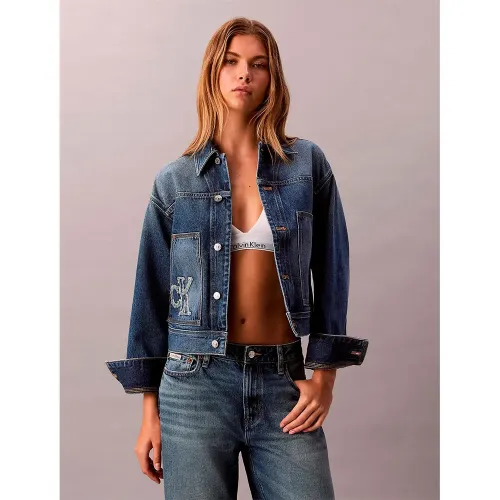 캘빈클라인 LV047E906G 데님 자켓 142871658
