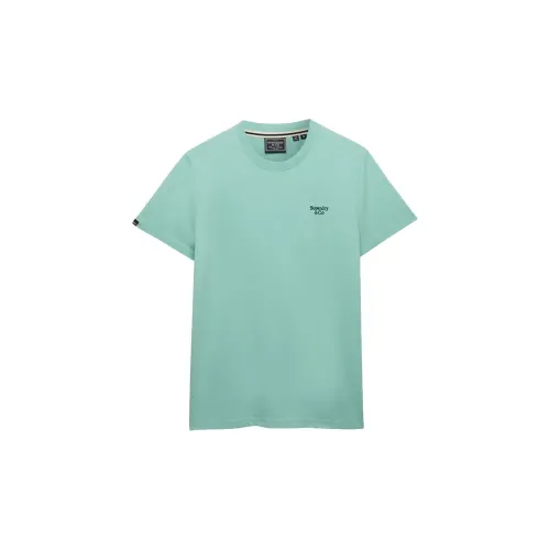 슈퍼드라이 에센셜 Serif Logo Embroidered 반팔 티셔츠 142901341