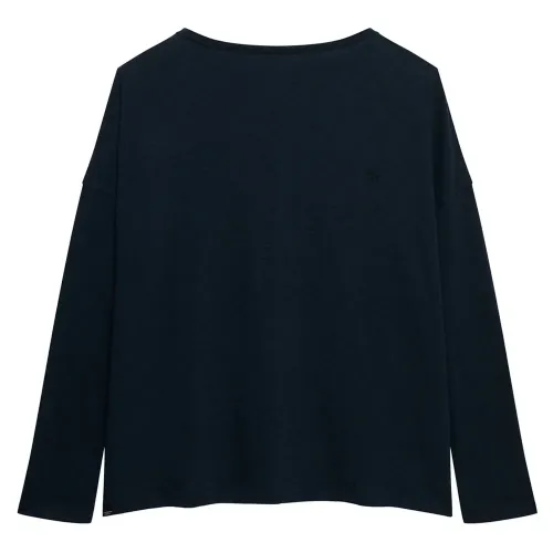 슈퍼드라이 스튜디오s Boat Neck Slub 긴팔 티셔츠 142919852