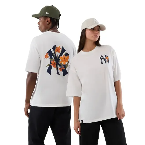 뉴에라 MLB Floral 뉴욕 양키즈 반팔 티셔츠 142930432