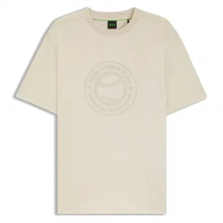 보스 로고 반팔 티셔츠 142934273