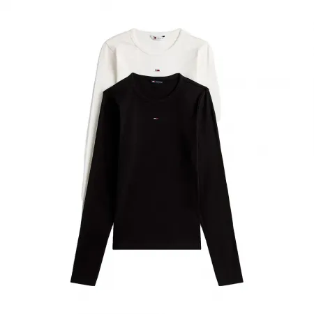 타미힐피거 에센셜 Slim 핏 긴팔 티셔츠 2 팩 142951307