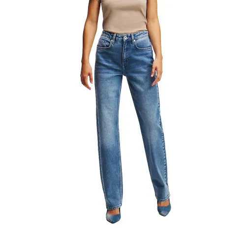 KARL LAGERFELD JEANS A1W10028 Straight Fit 하이웨이스트 청바지 142978836