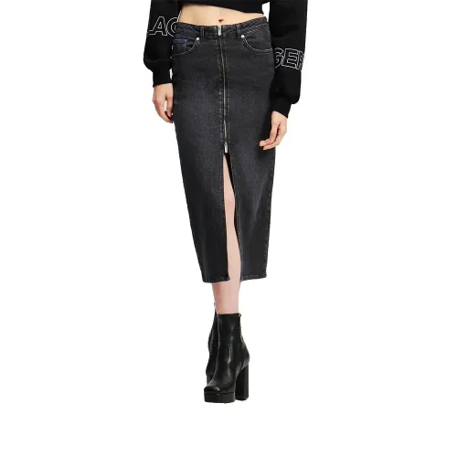 KARL LAGERFELD JEANS A1W12008 미디 스커트 142978857