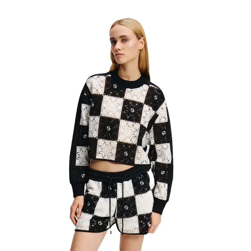 KARL LAGERFELD JEANS A2W18030 Cropped 스웨터 142979090