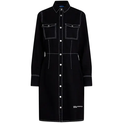 KARL LAGERFELD JEANS A3W13015 긴팔 짧은 원피스 142979221