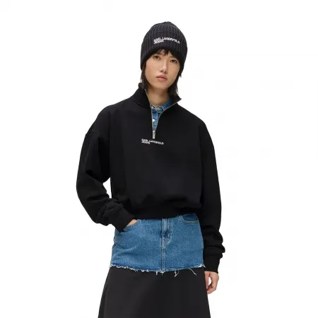 KARL LAGERFELD JEANS B1W20069 하프 지퍼 스웨터 142979624