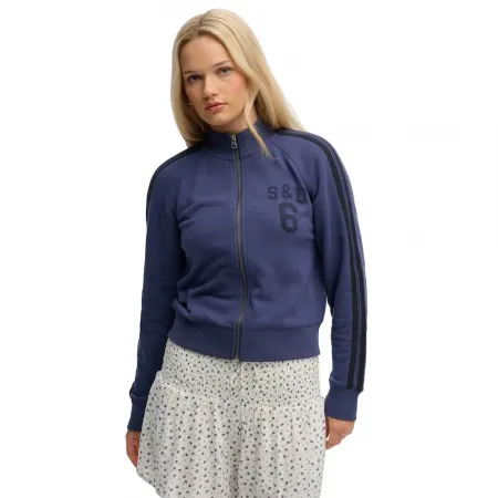 슈퍼드라이 Athletic 에센셜 Through Track 풀지퍼 스웨터 142979771