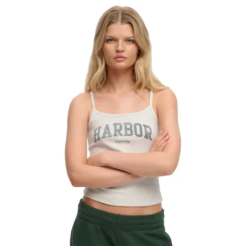 슈퍼드라이 Athletic 에센셜 그래픽 Print Cami 나시 티셔츠 142979777