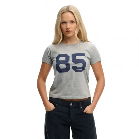 슈퍼드라이 Athletic 에센셜 Varsity 넘버 반팔 셔츠 142979786