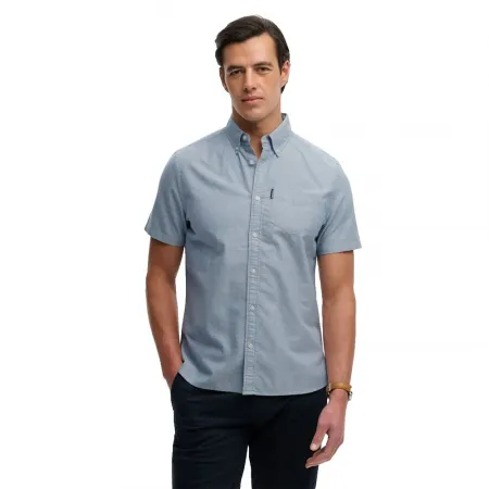 슈퍼드라이 에센셜 Oxford 반팔 셔츠 142979825