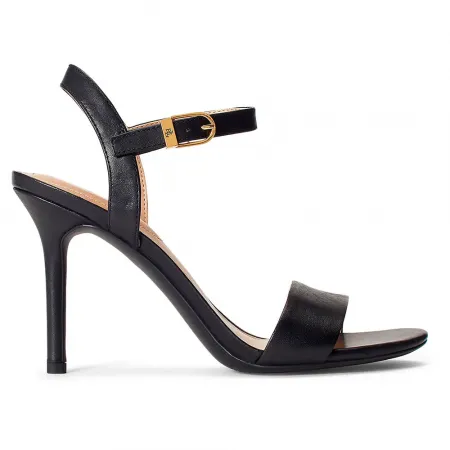 로렌-FTW Gwen Burnished 레더 힐 샌들 142982036