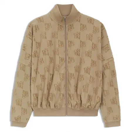 휴고 보스 Terry Monogram 10271234 풀지퍼 스웨터 142988044