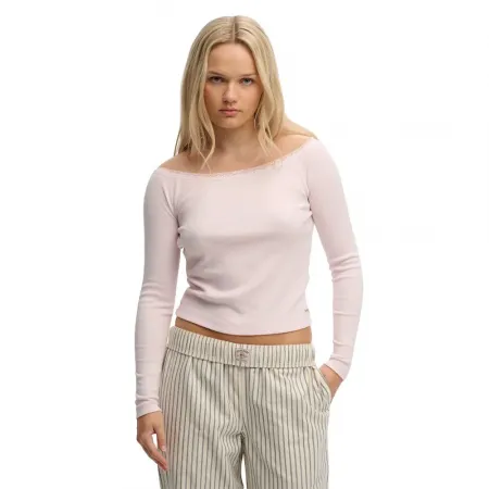 슈퍼드라이 Athletic 에센셜 Lace 긴팔 상의 143015335