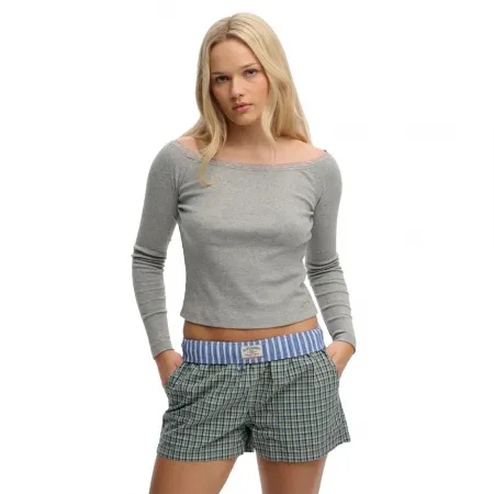 슈퍼드라이 Athletic 에센셜 Lace 긴팔 상의 143015336